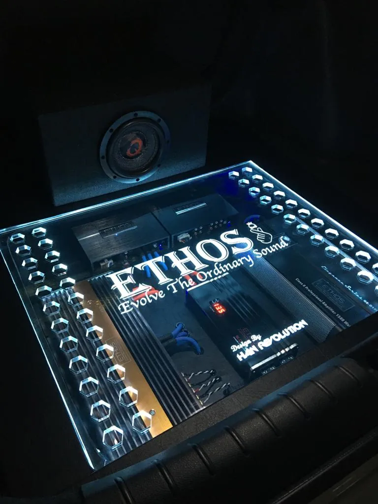 Ethos Unlimited winning amplifier rack