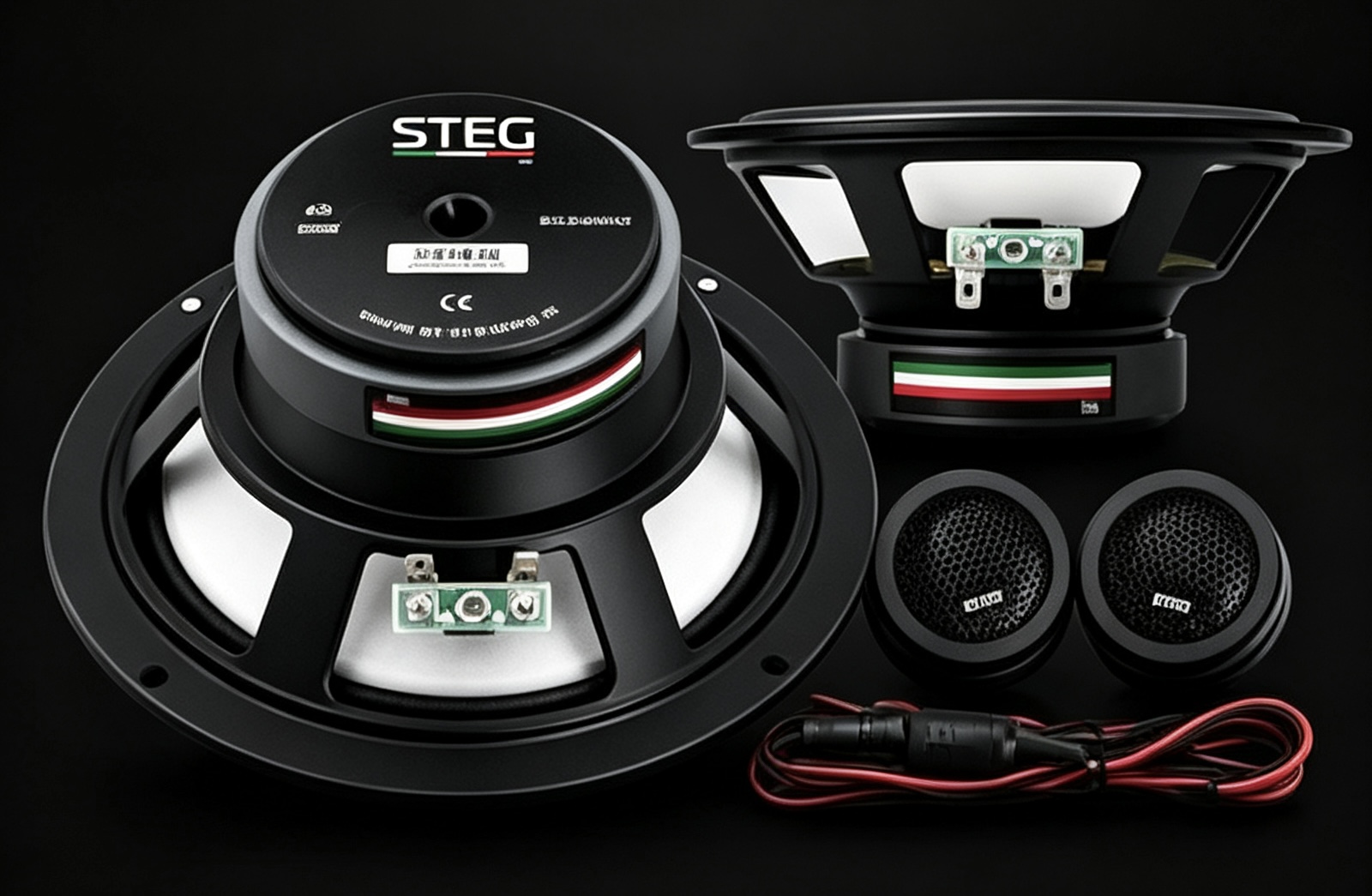 Steg SEC-650C steg sec-650 2-way component system supplied in the Platinum car audio package