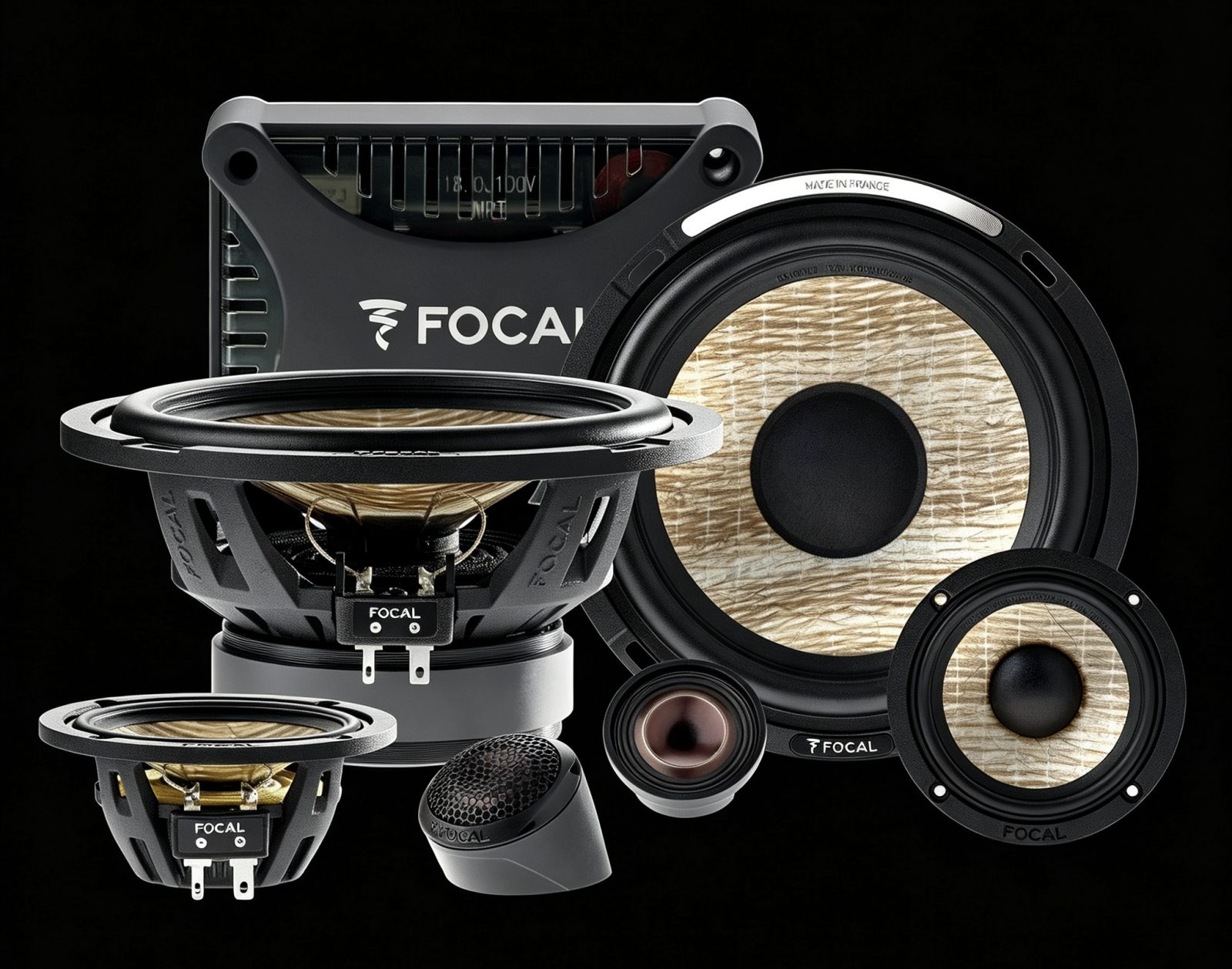 Focal PS 165 F3E focal ps 165 f3e 3 way component speaker supplied in the Diamond car audio package